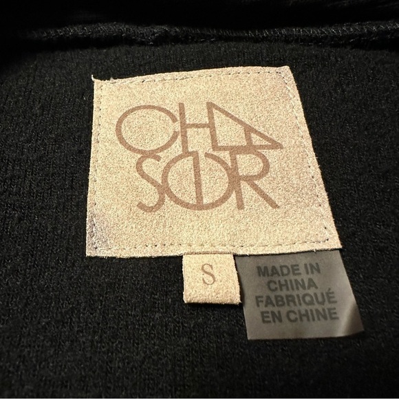 CHASER Black LA Love Knit Open Cardigan - Picture 11 of 14